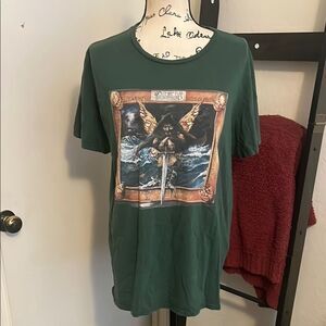 Jethro Tull Music Broadsword & The Beast Green Graphic T-Shirt
